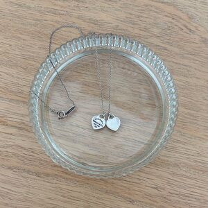 Return to Tiffany® Double Heart Tag Pendant in Silver, Mini